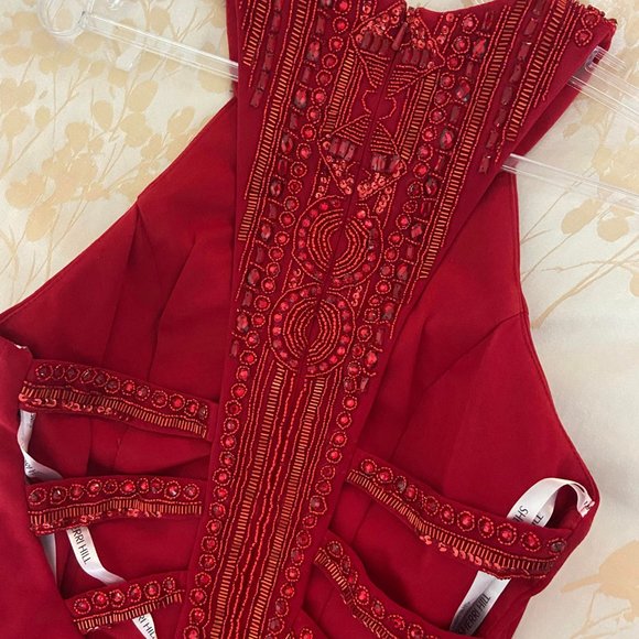 Sherri Hill Red Dress - Picture 4 of 10